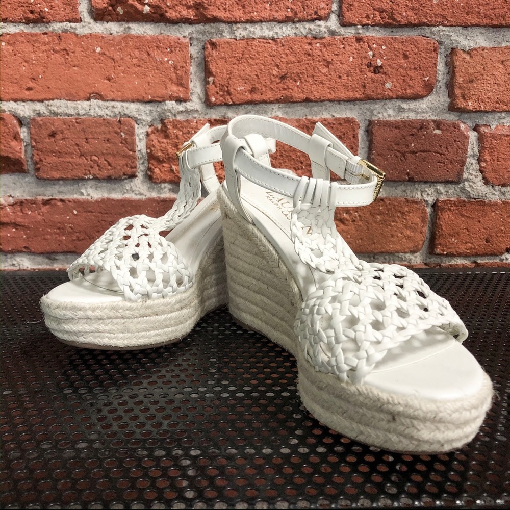 NEW Ralph Lauren Hailey Wedge Sandals